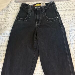 JNCO Twin Cannon Classics 101 Barrel Caliber 26” jet black denim jeans